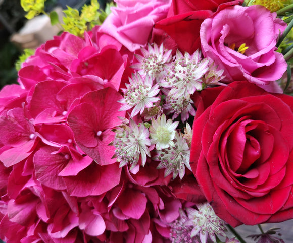 Ruby Toned ( Florals are available in your choice of color ) - Yeomans Flowers