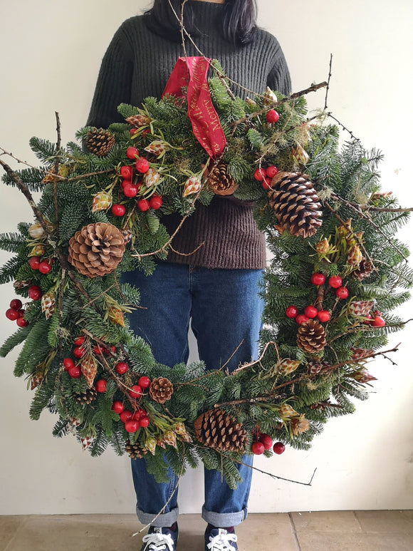 Tradition Christmas Wreath - Yeomans Flowers