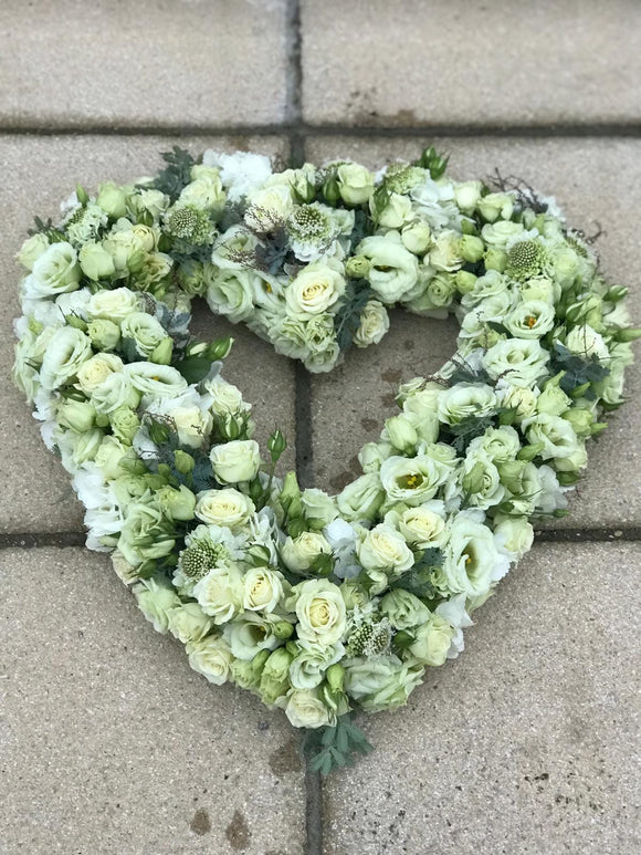 Floral Open Heart Tribute - Yeomans Flowers
